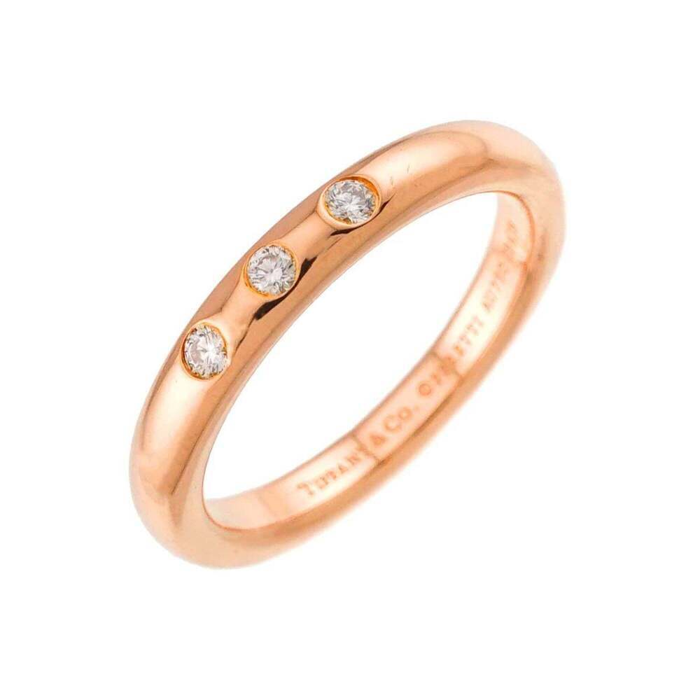TIFFANY 18k Gold Diamond Ring